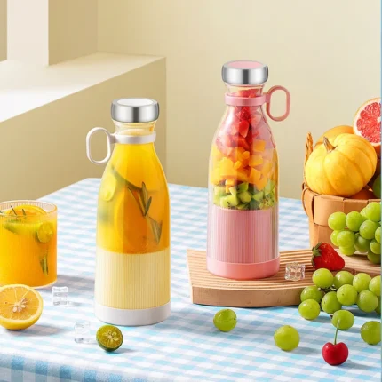 Portable Electric Bottle Juicer For Shakes And Smoothies - Mini Fast Portable Juicer Blender USB Rechargeable - (imported high Quality)