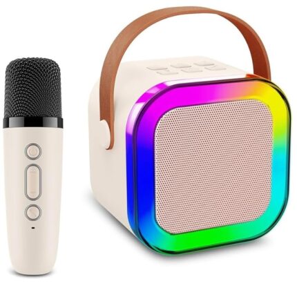 Karaoke sound system K12 with mic colorful light effect